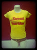 Girl - T-Shirt -  Piss Yellow - Reverend Beat-Man 70's Style