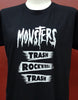 T-Shirt - Black - the Monsters - Rock n'Roll Trash