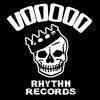 Sticker - 14x14 Voodoo Rhythm Skull Logo