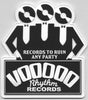 PVC-Patch - Voodoo Rhythm Vinyl Heads
