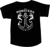Girl - T-Shirt - Black - the Monsters - Anchor