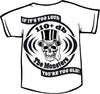 T-SHIRT - WHITE - THE MONSTERS 110DB+